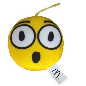 McDonalds Wow Emoji 2 inch Plush Surprise Shock Happy Meal Toy Stuffed Animal